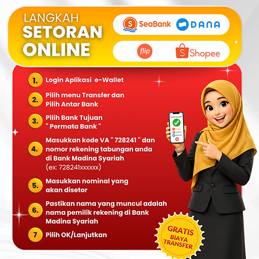 Langkah Setoran E-Wallet